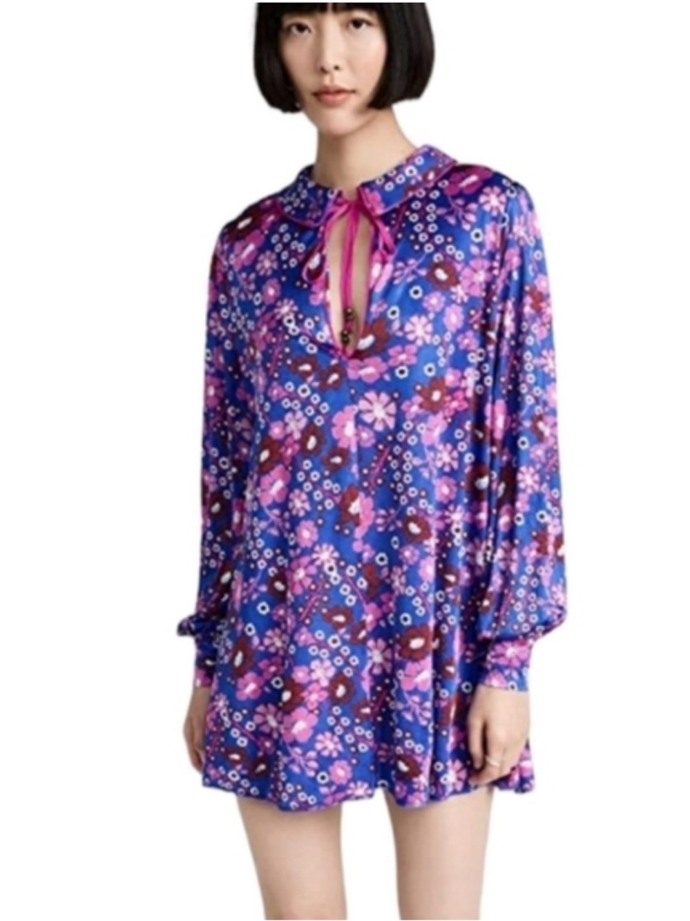 Free People Daisy Jane Long Sleeve Mini Dress Size Medium
